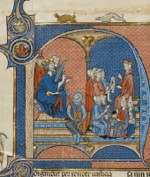 King Alfonso presiding in Court, J. Paul Getty Museum Ms. Ludwig XIV 6 (83.MQ.165) Source : https://www.getty.edu/art/collection/object/103RVV