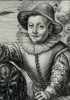 Hendrick Goltzius, Portrait de  Frederick de Vries, gravure sur cuivre, 1597, 35,8 x 26,7 cm.